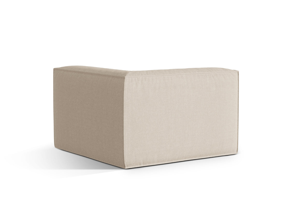 1-Sitzer Eckmodul Nuria in Beige-Liberty präsentiert im Onlineshop von KAQTU Design AG. Modulares Sofa ist von Micadoni