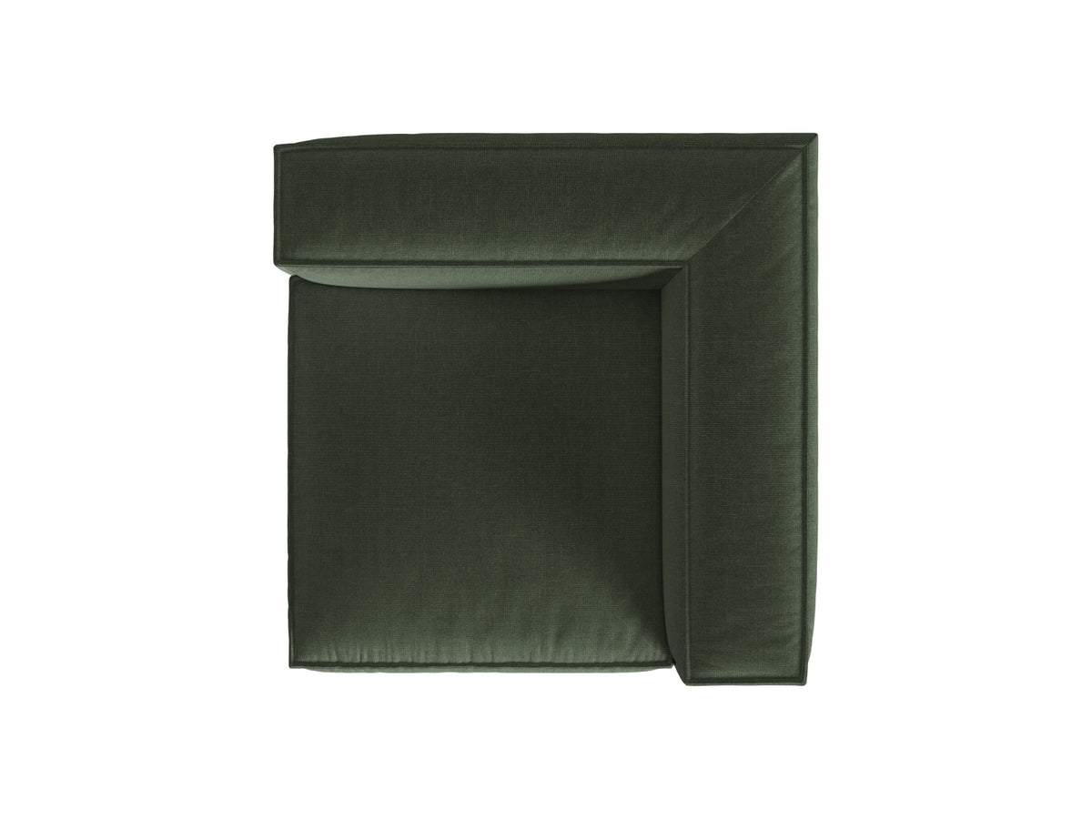 1-Sitzer Eckmodul Nuria in Moss Green-Liberty präsentiert im Onlineshop von KAQTU Design AG. Modulares Sofa ist von Micadoni