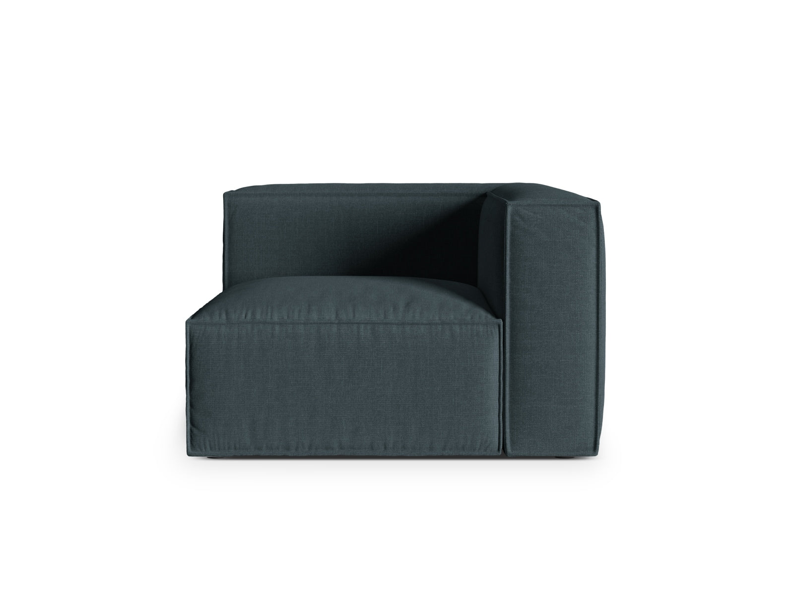 1-Sitzer Eckmodul Nuria in Deep Petrol-Liberty präsentiert im Onlineshop von KAQTU Design AG. Modulares Sofa ist von Micadoni