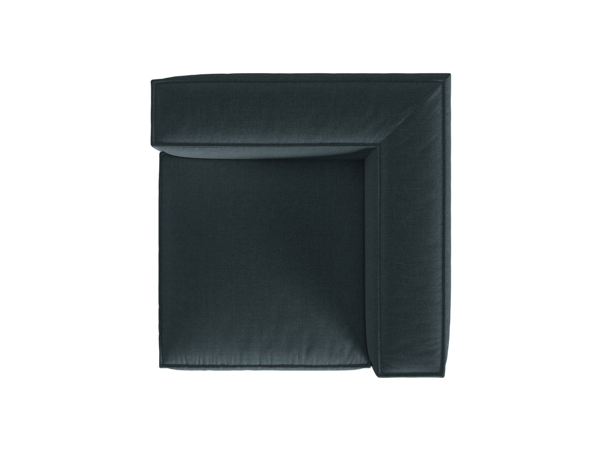 1-Sitzer Eckmodul Nuria in Deep Petrol-Liberty präsentiert im Onlineshop von KAQTU Design AG. Modulares Sofa ist von Micadoni