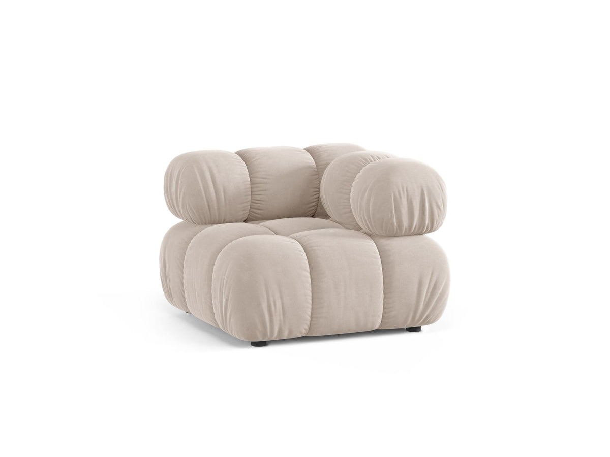 1-Sitzer Eckmodul Bellis in Light Beige-Venus präsentiert im Onlineshop von KAQTU Design AG. Modulares Sofa ist von Micadoni