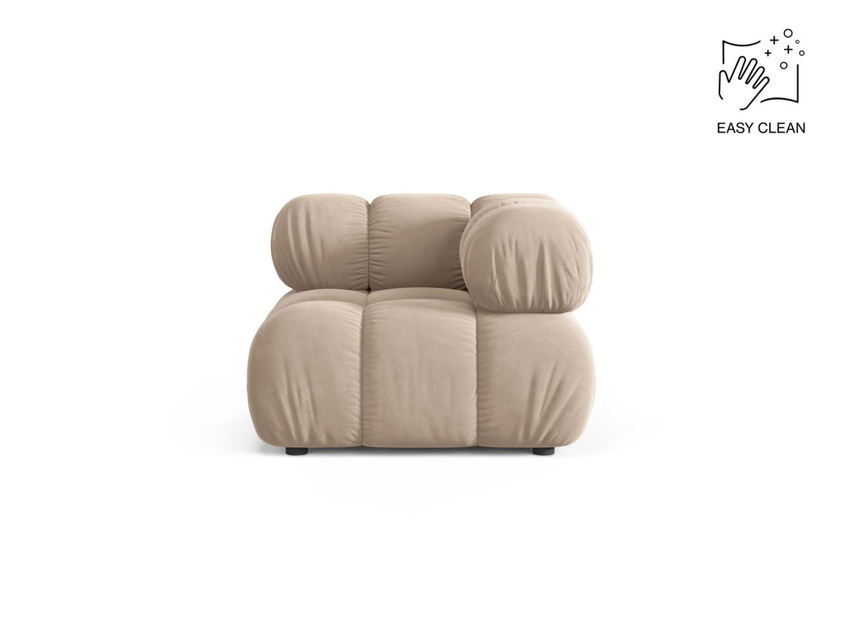 1-Sitzer Eckmodul Bellis in Beige-Venus präsentiert im Onlineshop von KAQTU Design AG. Modulares Sofa ist von Micadoni