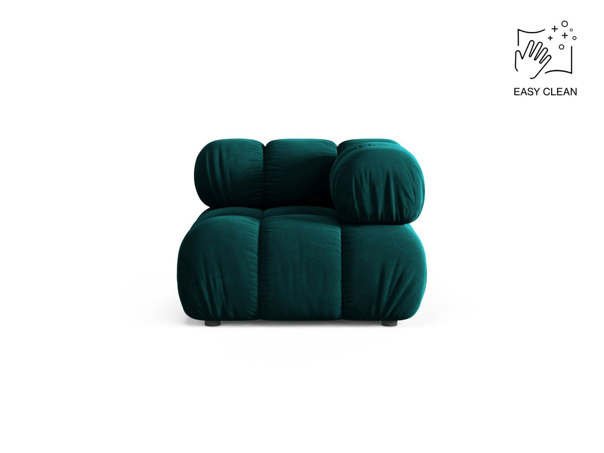 1-Sitzer Eckmodul Bellis in Deep Petrol-Venus präsentiert im Onlineshop von KAQTU Design AG. Modulares Sofa ist von Micadoni
