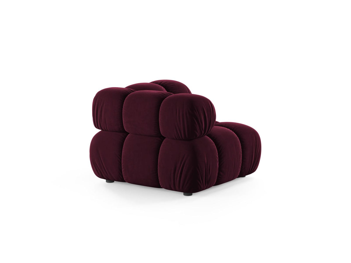 1-Sitzer Eckmodul Bellis in Burgundy-Venus präsentiert im Onlineshop von KAQTU Design AG. Modulares Sofa ist von Micadoni