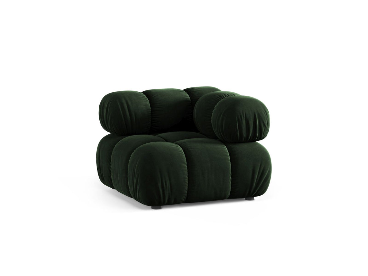 1-Sitzer Eckmodul Bellis in Bottle Green-Venus präsentiert im Onlineshop von KAQTU Design AG. Modulares Sofa ist von Micadoni