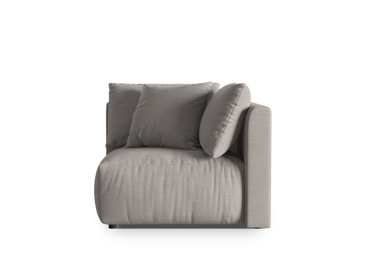 Chris Modul Corner 1 Sitzer in Natural-LINS präsentiert im Onlineshop von KAQTU Design AG. Modulares Sofa ist von Micadoni