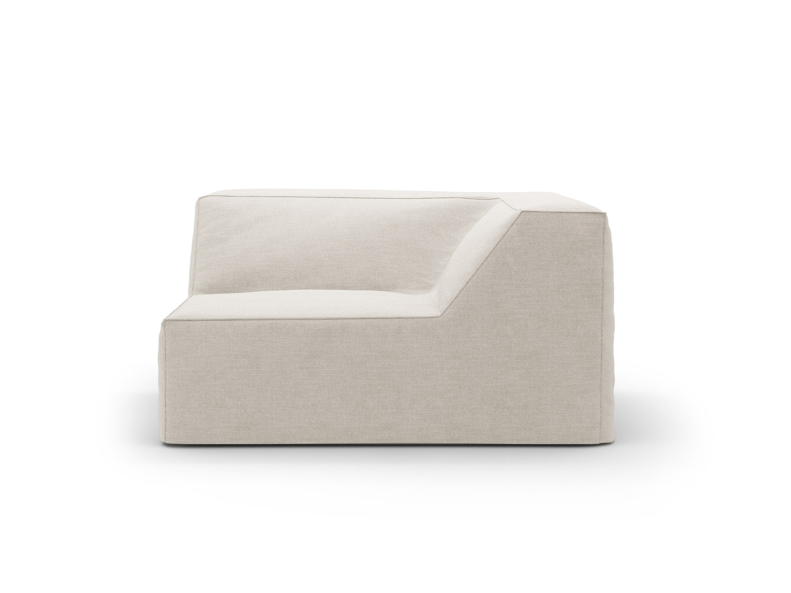 Jodie Corner Modul 1 Sitzer in Natural präsentiert im Onlineshop von KAQTU Design AG. Modulares Sofa ist von Micadoni