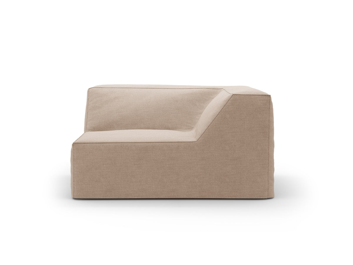 Jodie Corner Modul 1 Sitzer mit abnehmbaren Bezug in Sand-LINS präsentiert im Onlineshop von KAQTU Design AG. Modulares Sofa ist von Micadoni