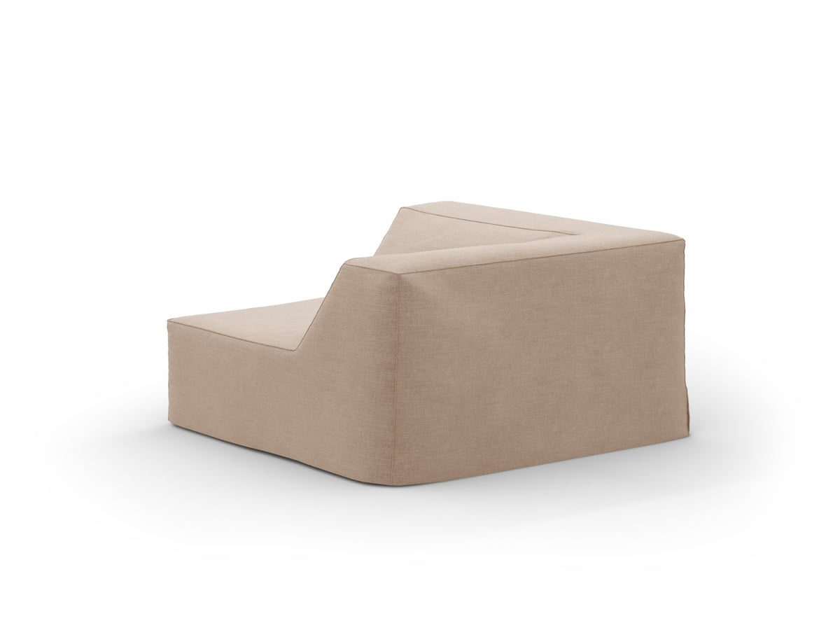Jodie Corner Modul 1 Sitzer mit abnehmbaren Bezug in Sand-LINS präsentiert im Onlineshop von KAQTU Design AG. Modulares Sofa ist von Micadoni