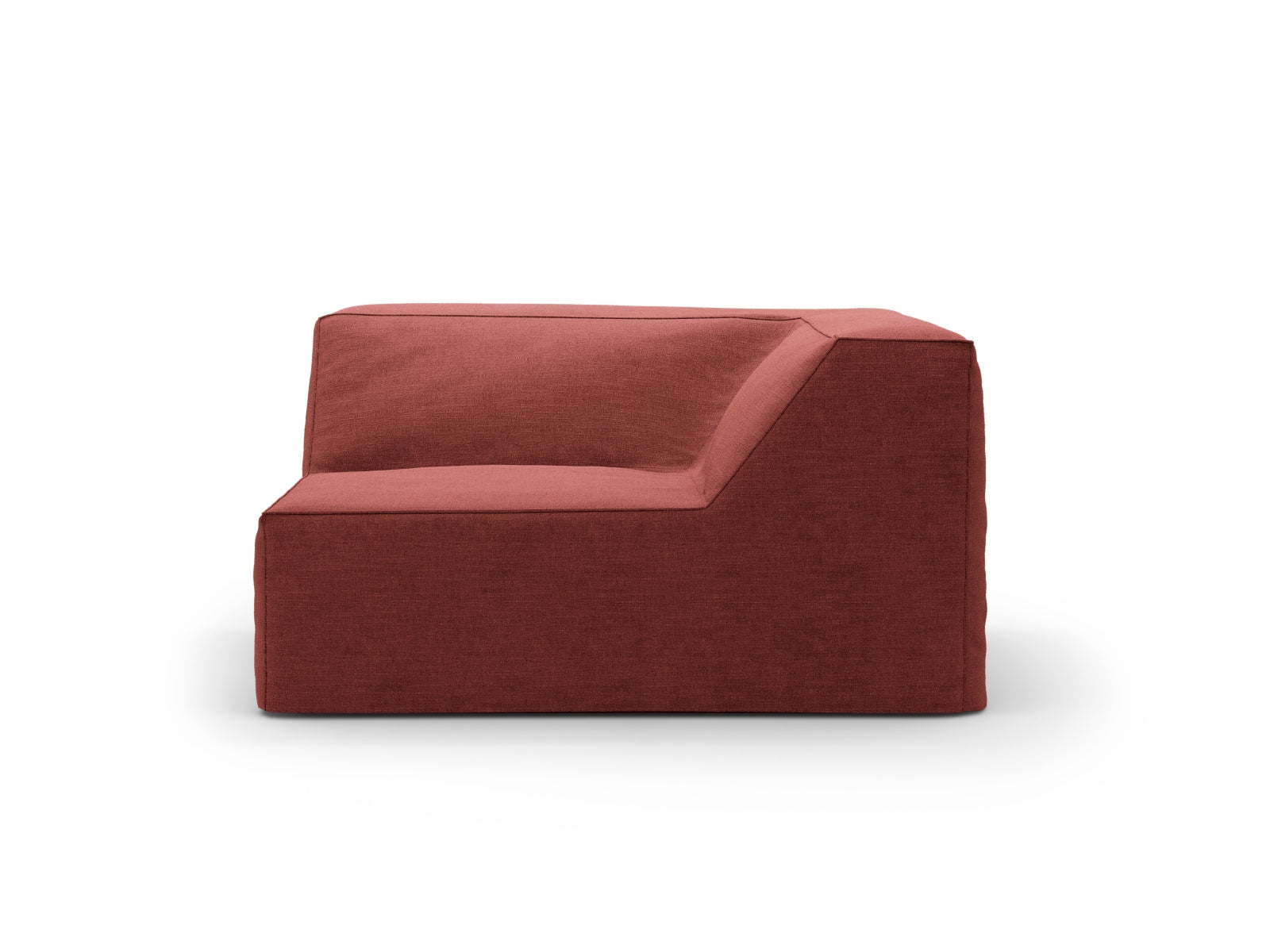 Jodie Corner Modul 1 Sitzer mit abnehmbaren Bezug in Cherrywood-LINS präsentiert im Onlineshop von KAQTU Design AG. Modulares Sofa ist von Micadoni