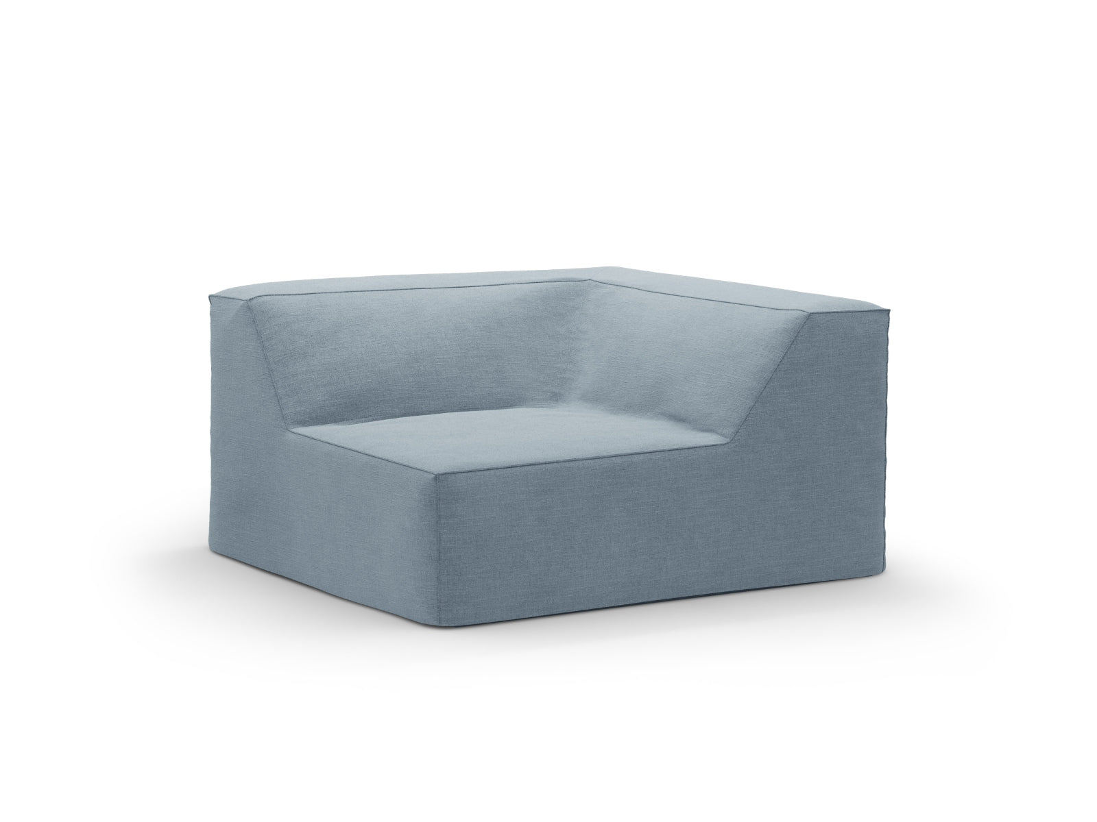 Stylisches Jodie Corner Modul 1 Sitzer Sofa von Micadoni, perfekt für kreative Raumgestaltungen, vereint modernen Stil mit hervorragendem Sitzkomfort.
