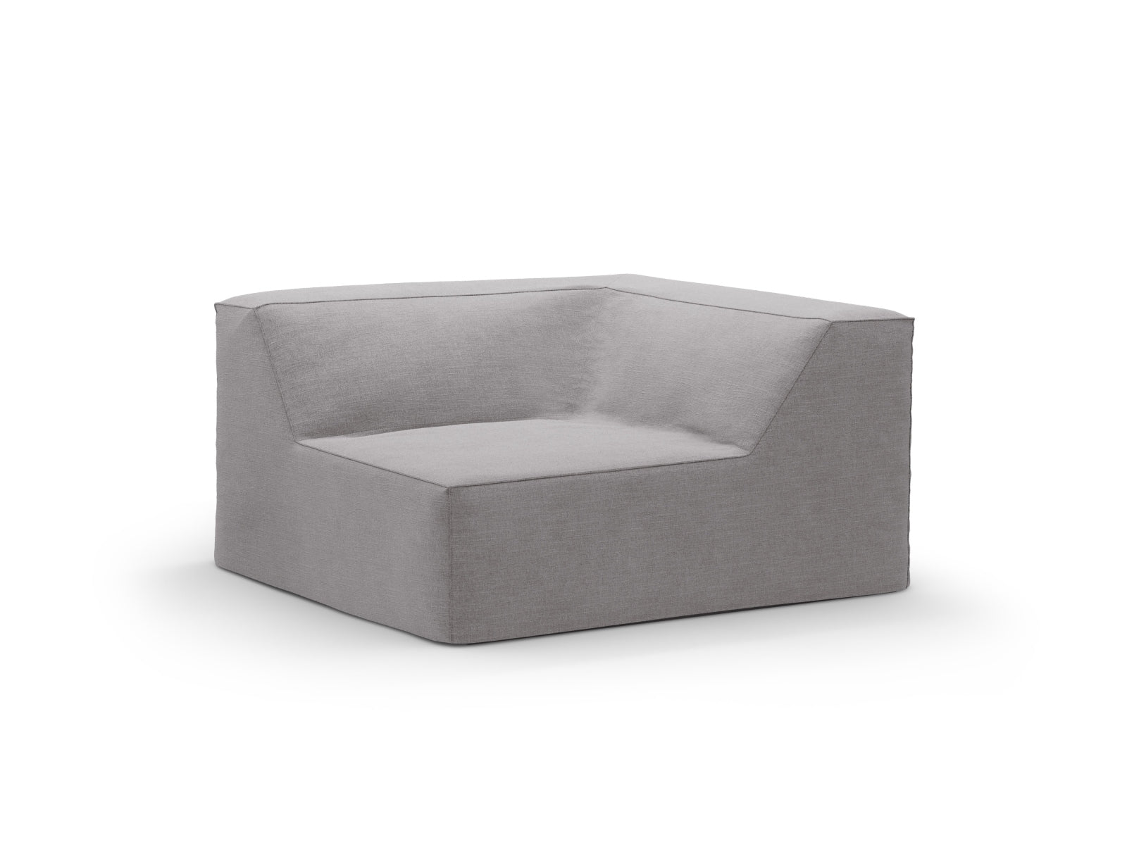 Elegantes Jodie Corner Modul 1 Sitzer Sofa von Micadoni, ideal für individuelle Wohnkonzepte, bietet zeitgemäßes Design und hohen Komfort.