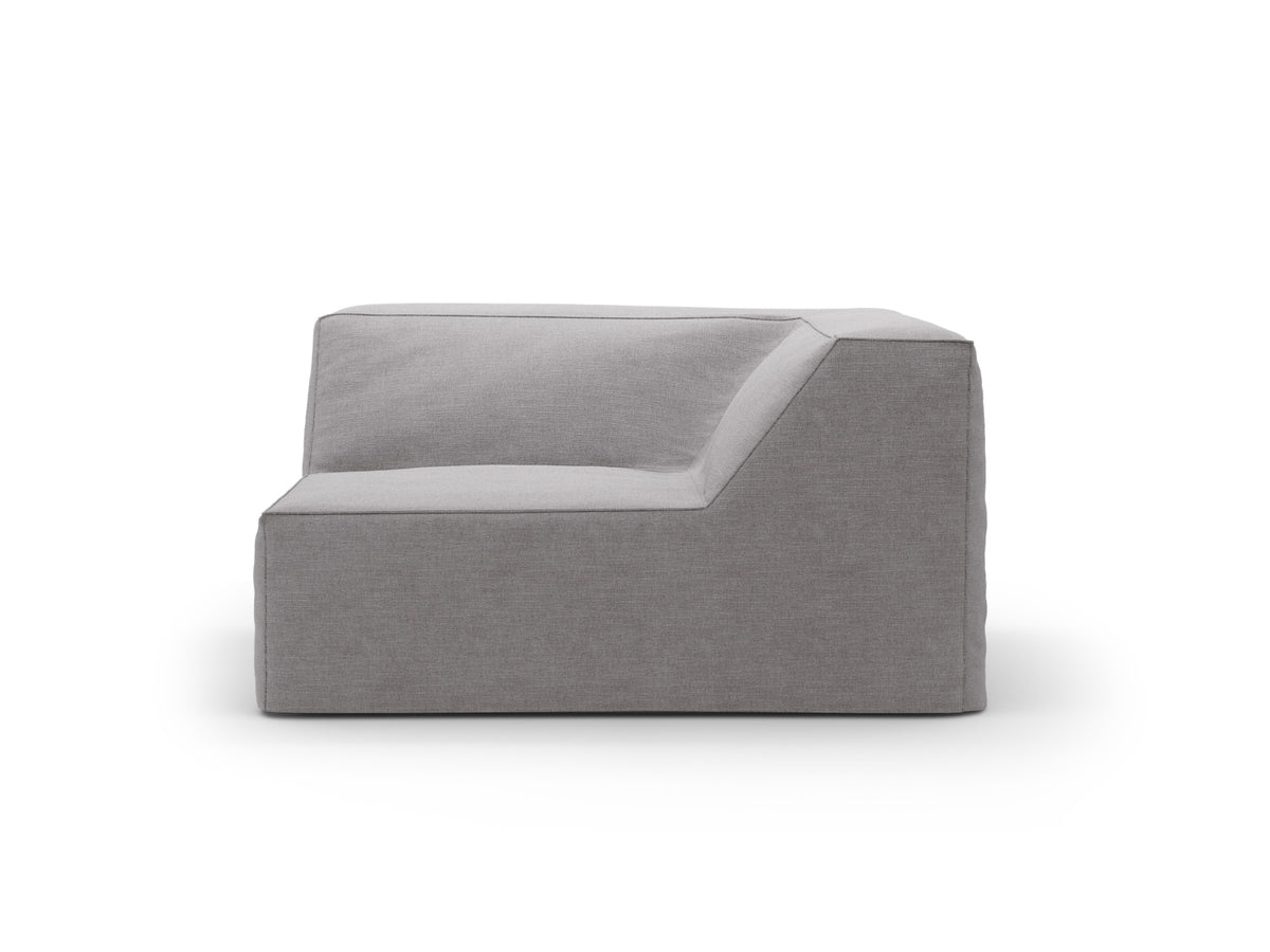 Jodie Corner Modul 1 Sitzer mit abnehmbaren Bezug in Warm grey-LINS präsentiert im Onlineshop von KAQTU Design AG. Modulares Sofa ist von Micadoni