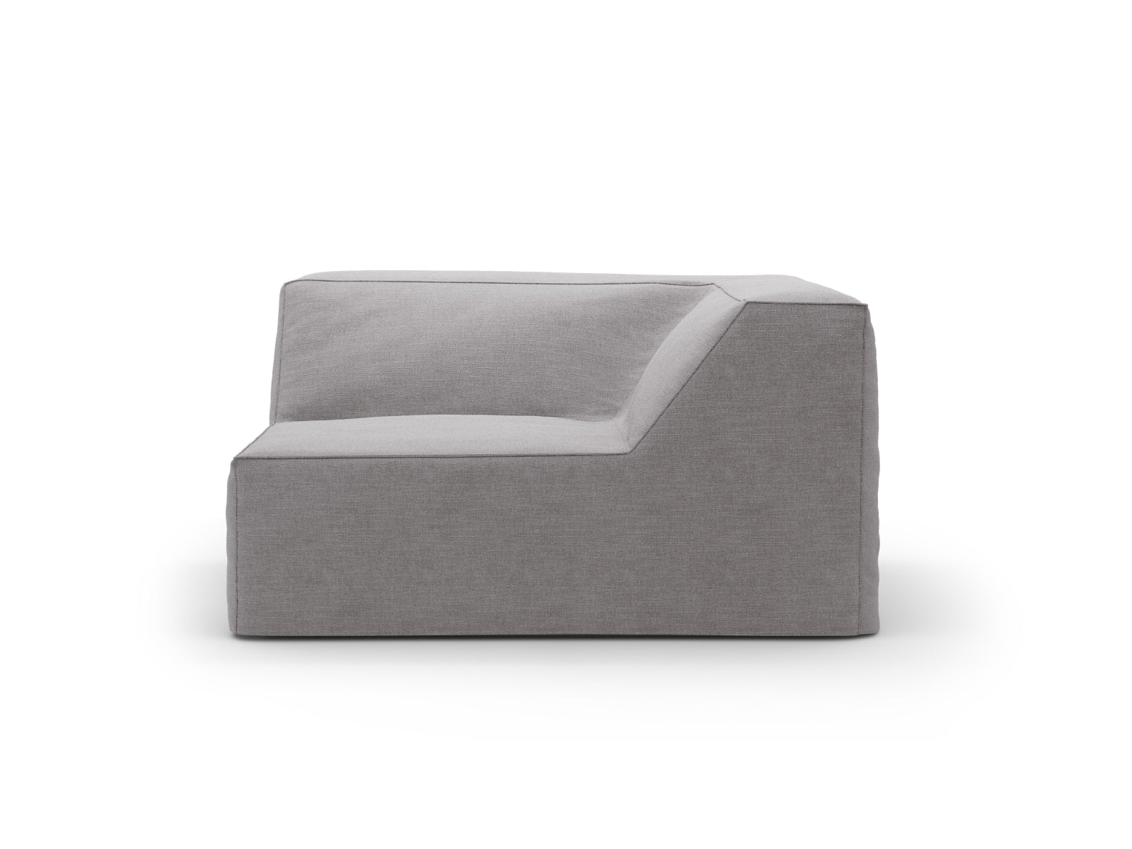 Jodie Corner Modul 1 Sitzer in Warm grey präsentiert im Onlineshop von KAQTU Design AG. Modulares Sofa ist von Micadoni