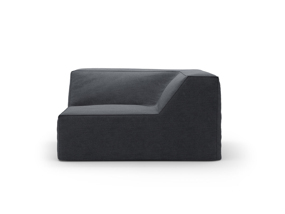 Jodie Corner Modul 1 Sitzer mit abnehmbaren Bezug in Grey und Blue-LINS präsentiert im Onlineshop von KAQTU Design AG. Modulares Sofa ist von Micadoni