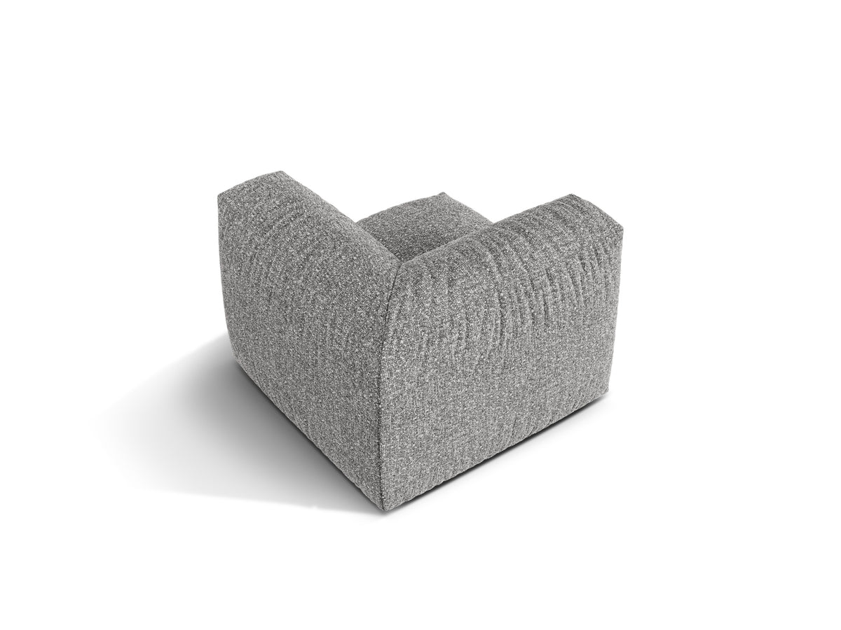 1-Sitzer Eckmodul Martina in Graphite-Monet präsentiert im Onlineshop von KAQTU Design AG. Modulares Sofa ist von Micadoni
