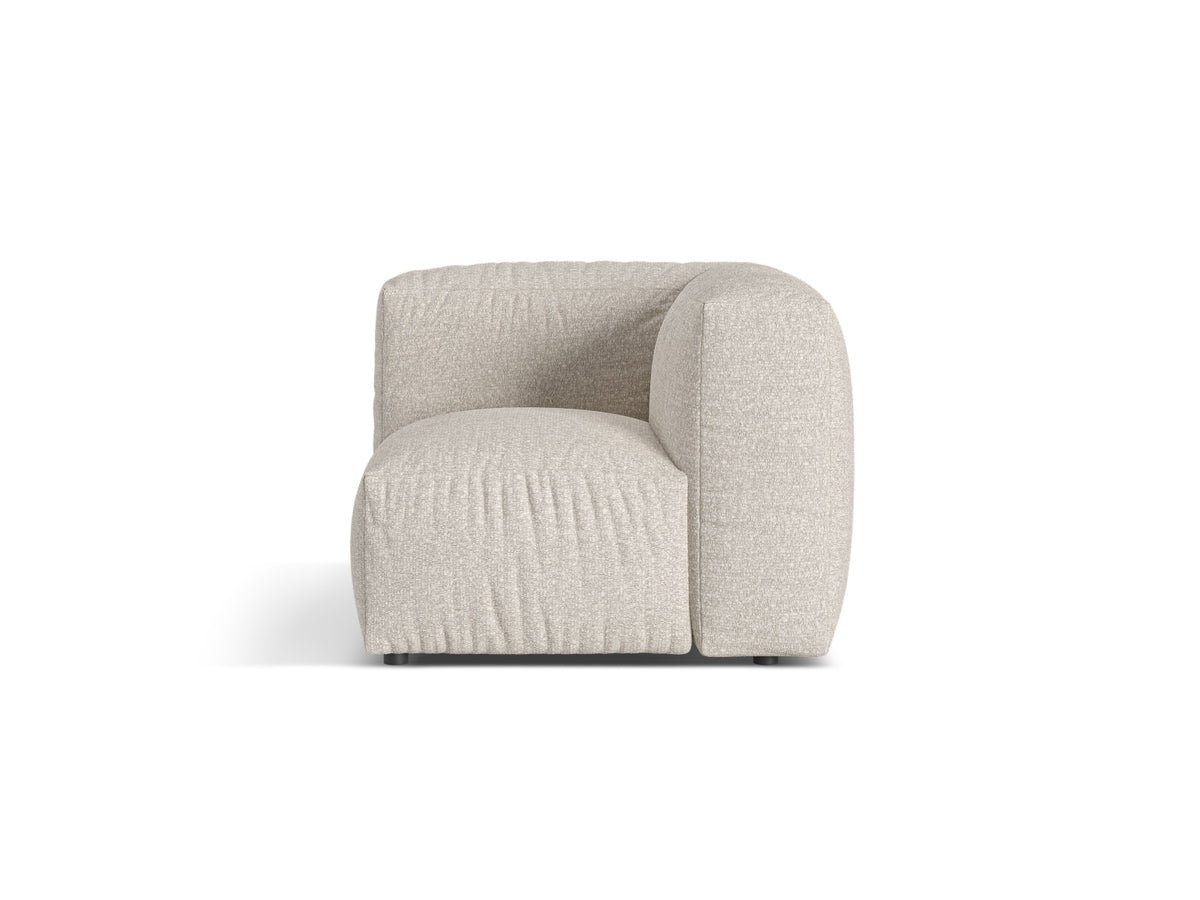 1-Sitzer Eckmodul Martina in Beige-Monet präsentiert im Onlineshop von KAQTU Design AG. Modulares Sofa ist von Micadoni