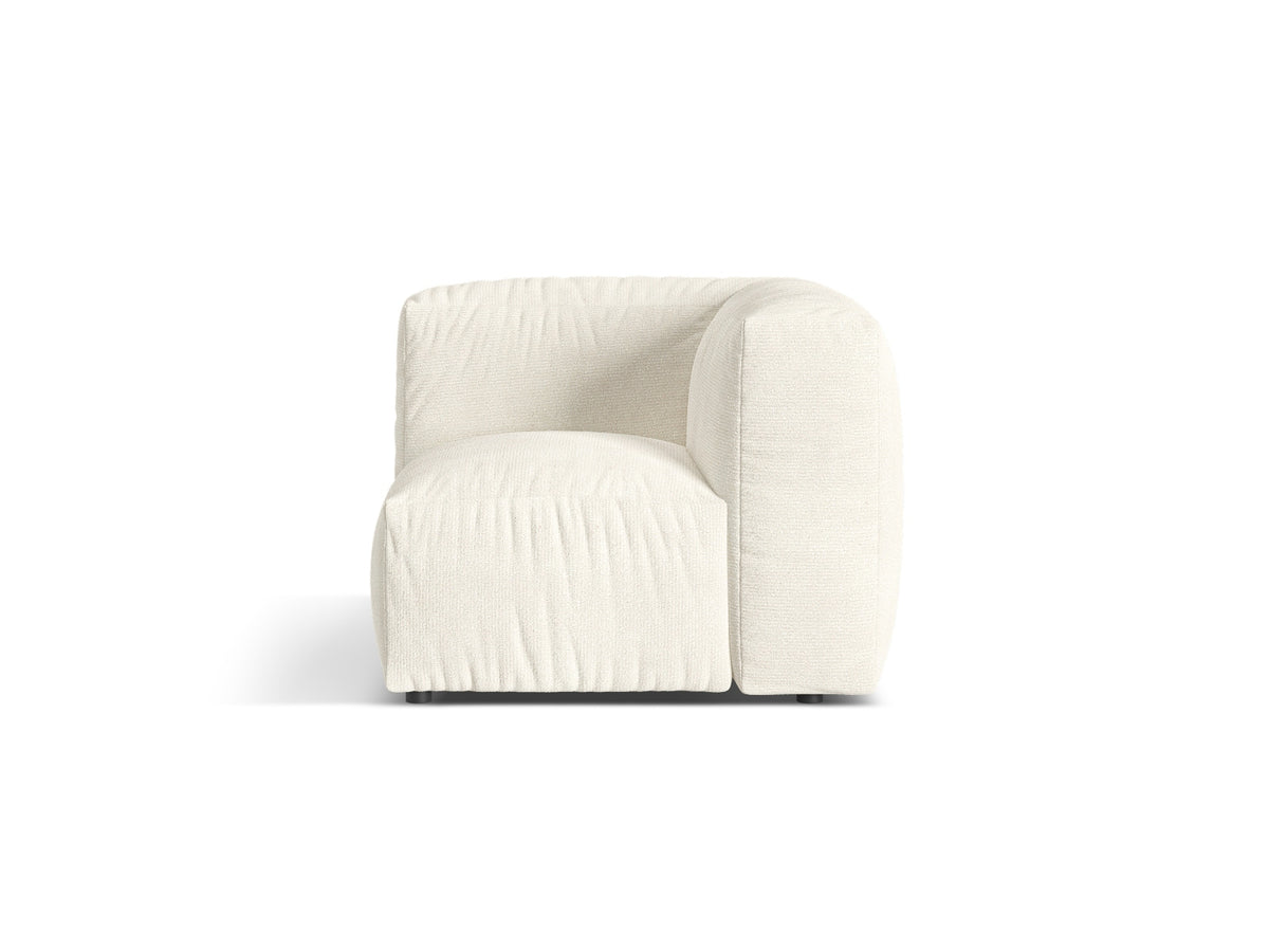 1-Sitzer Eckmodul Martina in Ivory-Monet präsentiert im Onlineshop von KAQTU Design AG. Modulares Sofa ist von Micadoni