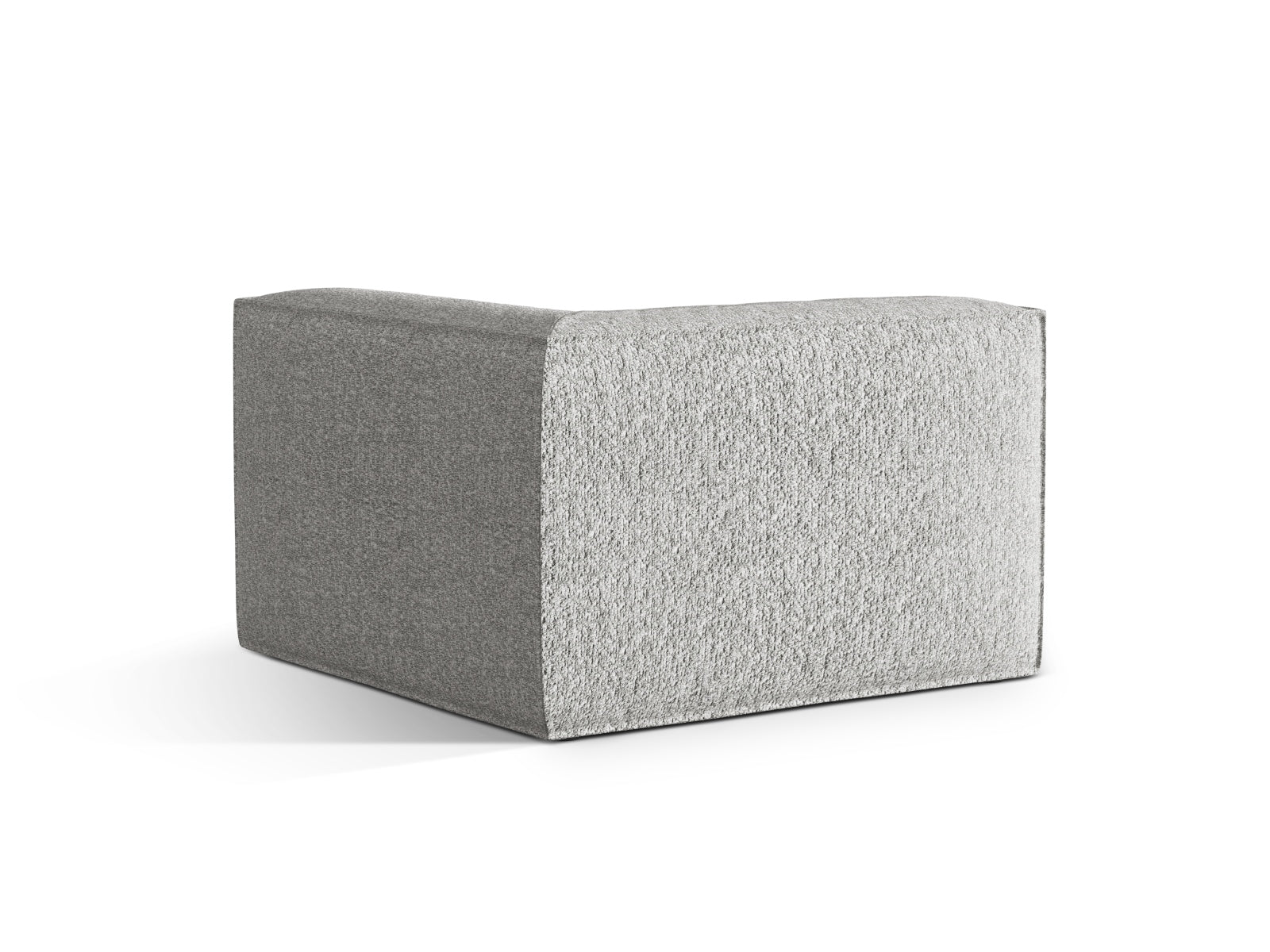 Nuria Corner Modul 1 Sitzer in Silver-Monet präsentiert im Onlineshop von KAQTU Design AG. Modulares Sofa ist von Micadoni