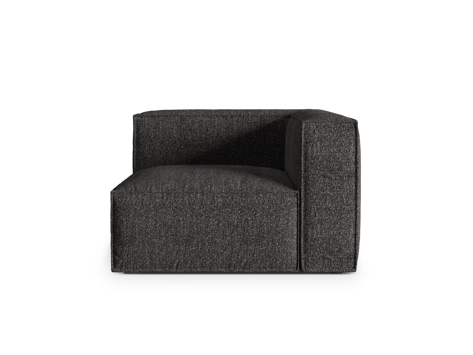 Nuria Corner Modul 1 Sitzer in Anthracite-Monet präsentiert im Onlineshop von KAQTU Design AG. Modulares Sofa ist von Micadoni