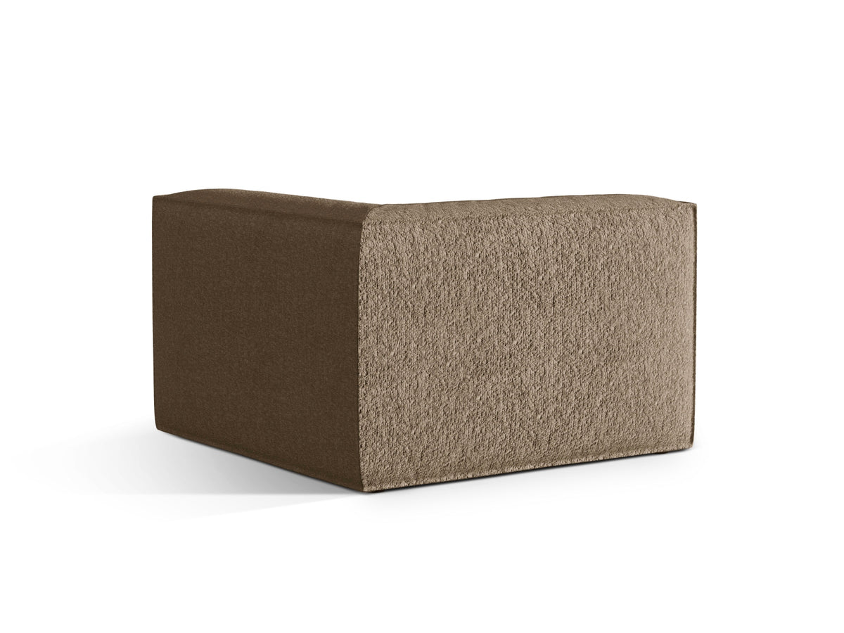 Nuria Corner Modul 1 Sitzer in Cappuccino-Monet präsentiert im Onlineshop von KAQTU Design AG. Modulares Sofa ist von Micadoni