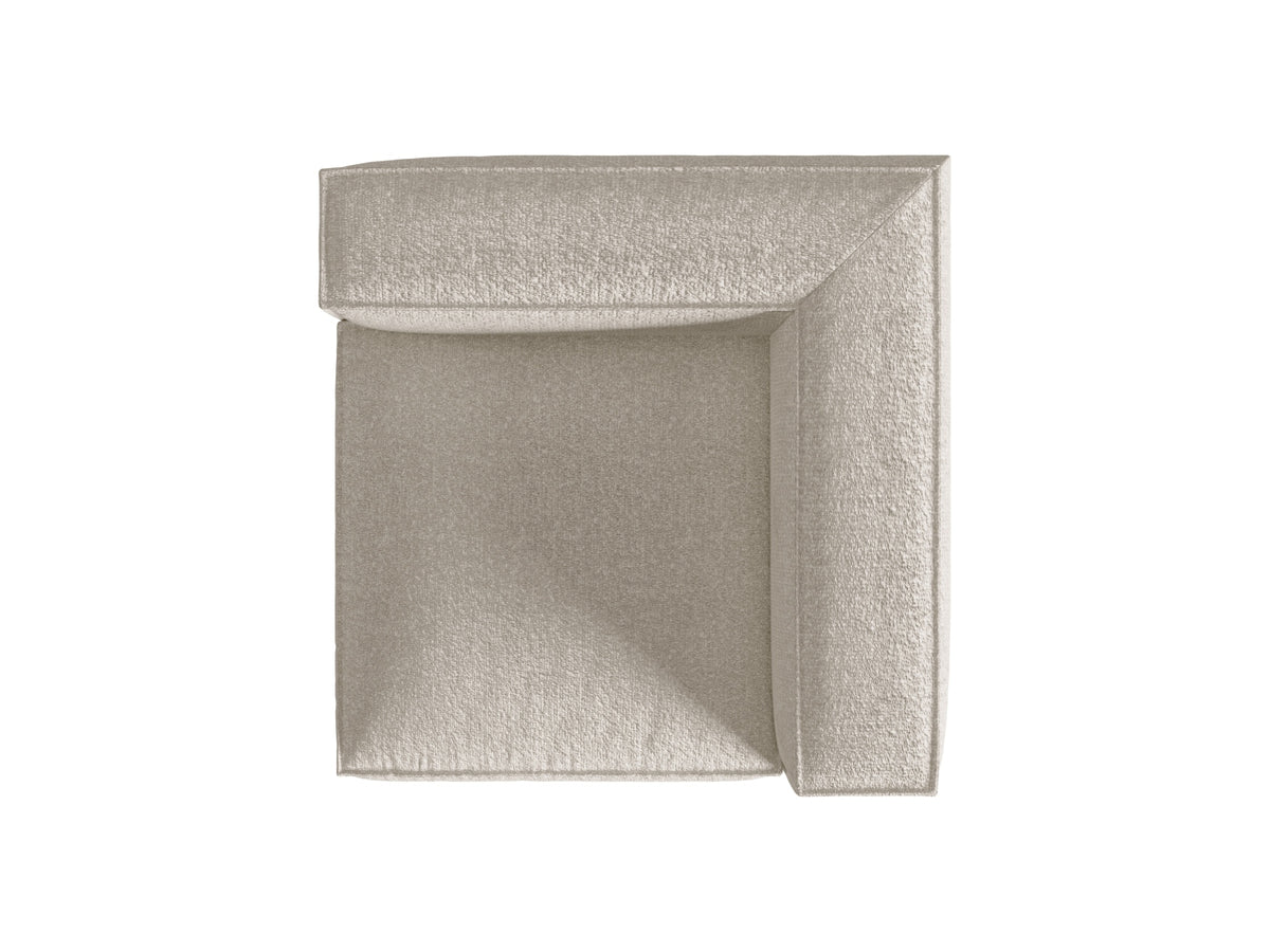 Nuria Corner Modul 1 Sitzer in Beige-Monet präsentiert im Onlineshop von KAQTU Design AG. Modulares Sofa ist von Micadoni
