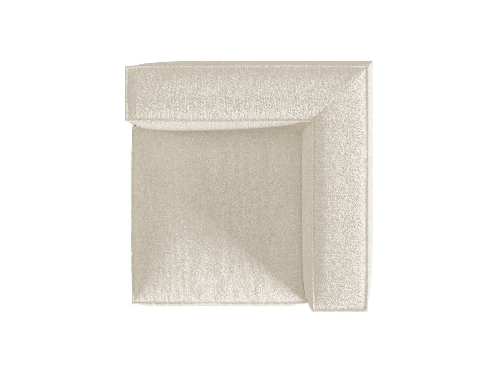 Nuria Corner Modul 1 Sitzer in Ivory-Monet präsentiert im Onlineshop von KAQTU Design AG. Modulares Sofa ist von Micadoni