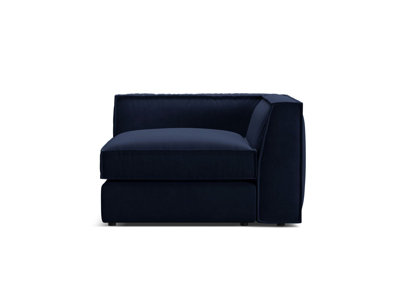 1-Sitzer Eckmodul Pola in Royal Blue-Salvador präsentiert im Onlineshop von KAQTU Design AG. Modulares Sofa ist von Micadoni