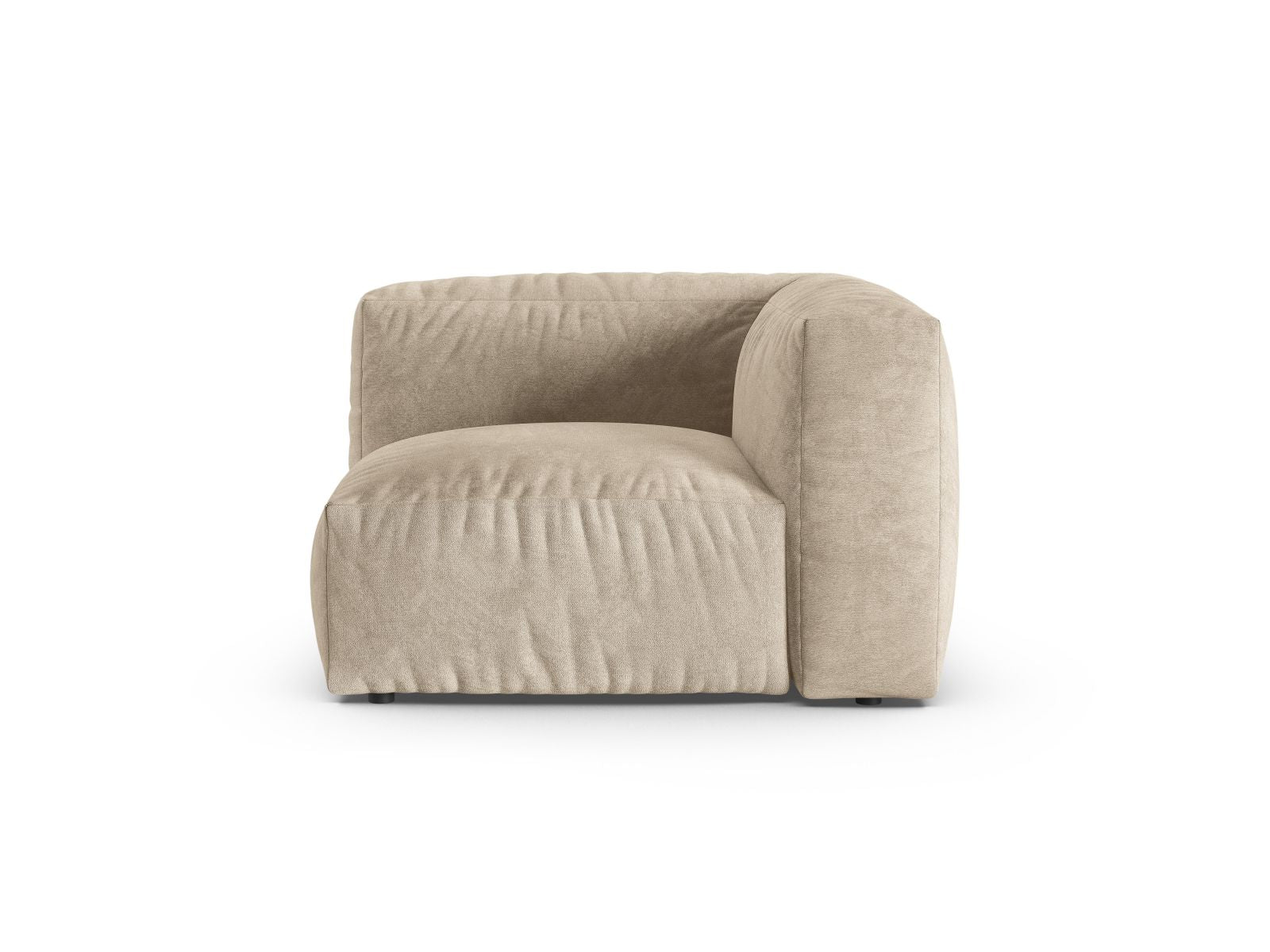 1-Sitzer Eckmodul XL Martina in Light Beige-Vogue präsentiert im Onlineshop von KAQTU Design AG. Modulares Sofa ist von Micadoni