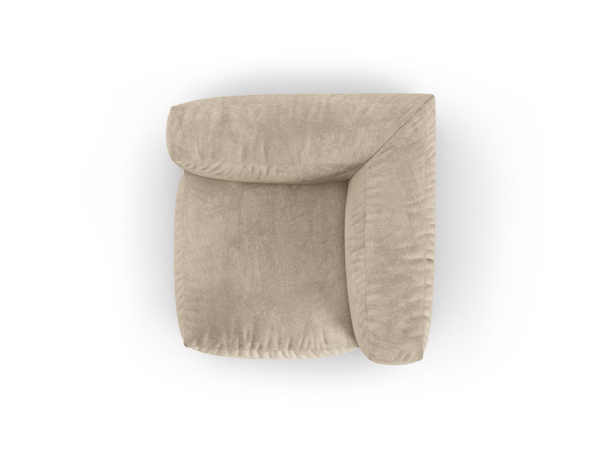 1-Sitzer Eckmodul XL Martina in Light Beige-Vogue präsentiert im Onlineshop von KAQTU Design AG. Modulares Sofa ist von Micadoni