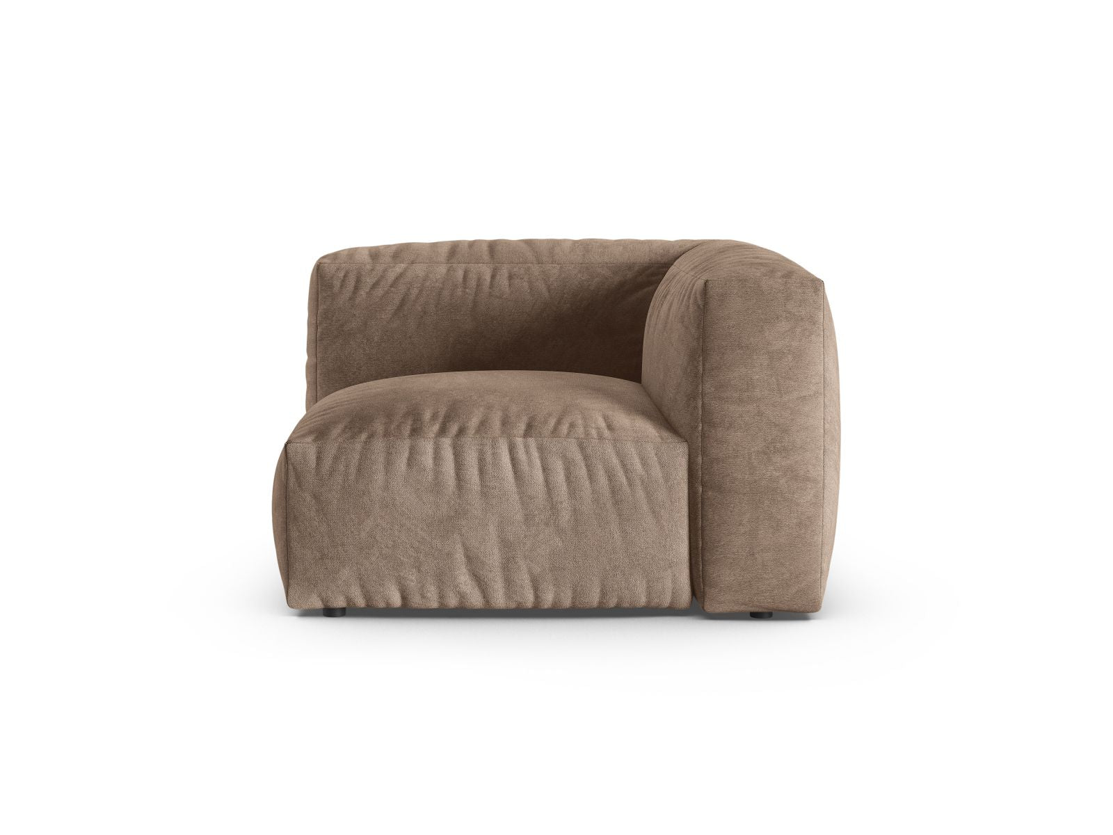 1-Sitzer Eckmodul XL Martina in Dark Beige-Vogue präsentiert im Onlineshop von KAQTU Design AG. Modulares Sofa ist von Micadoni