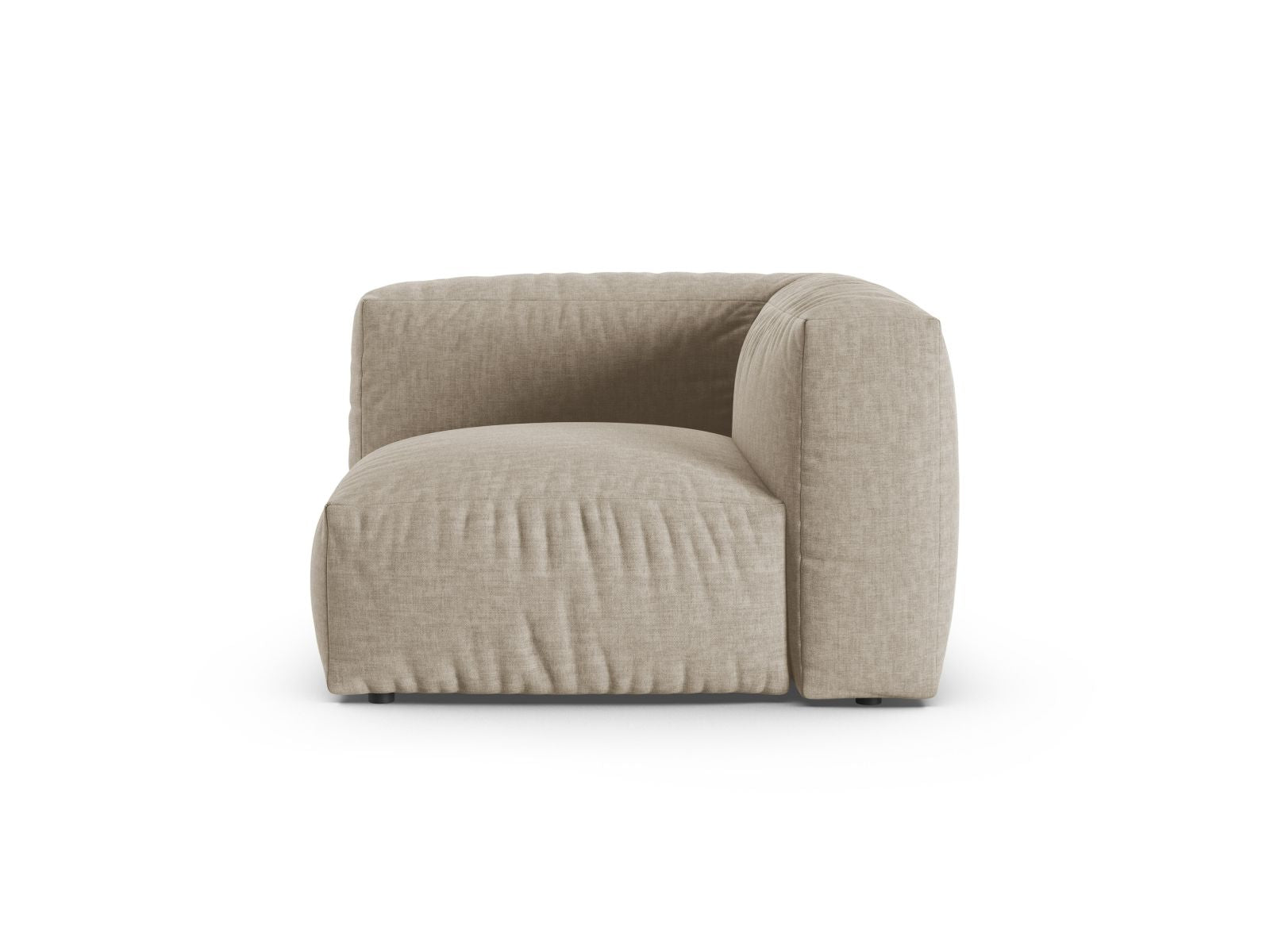 1-Sitzer Eckmodul XL Martina in Light Beige-Boston präsentiert im Onlineshop von KAQTU Design AG. Modulares Sofa ist von Micadoni