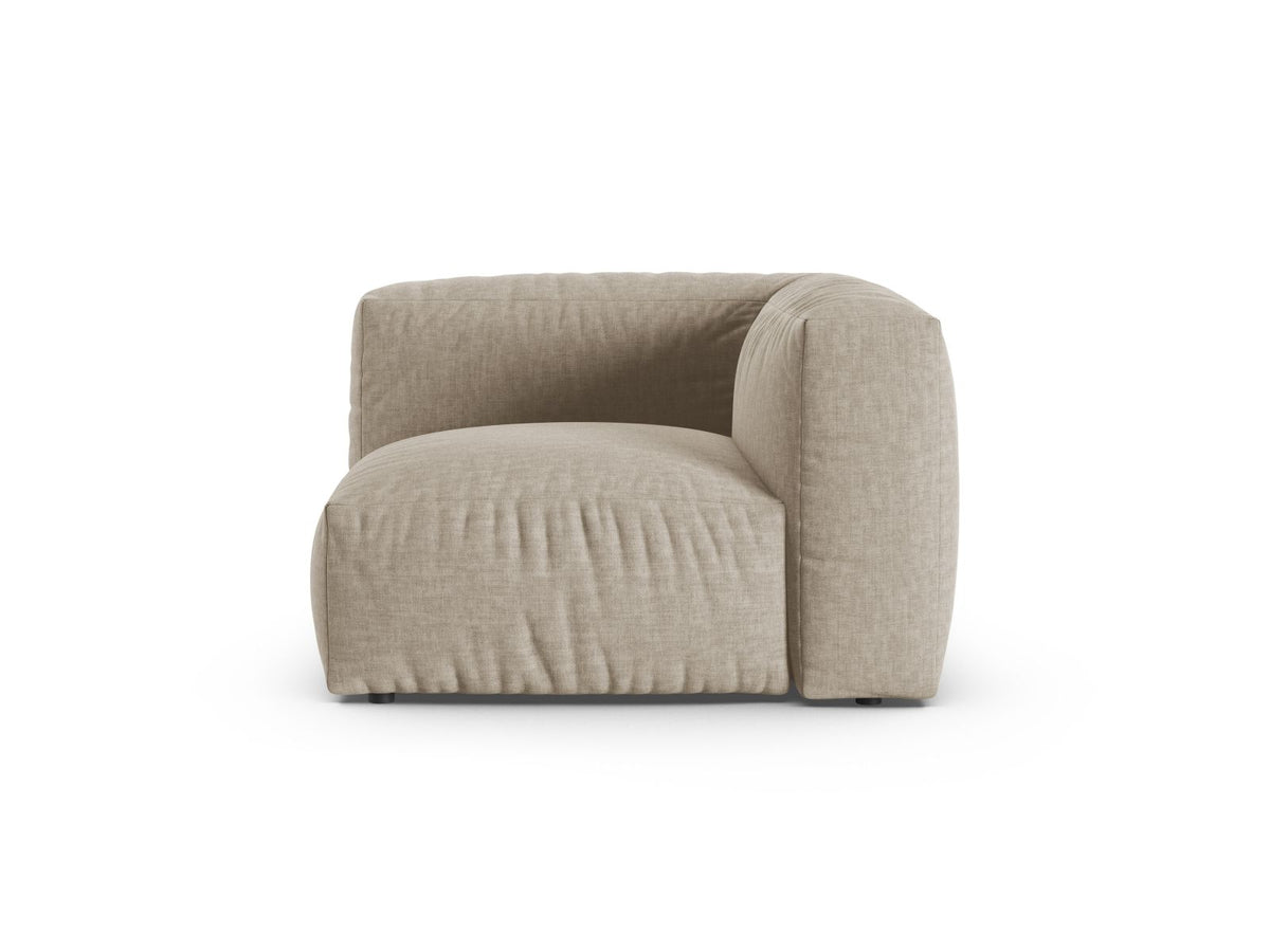 1-Sitzer Eckmodul XL Martina in Light Beige-Boston präsentiert im Onlineshop von KAQTU Design AG. Modulares Sofa ist von Micadoni