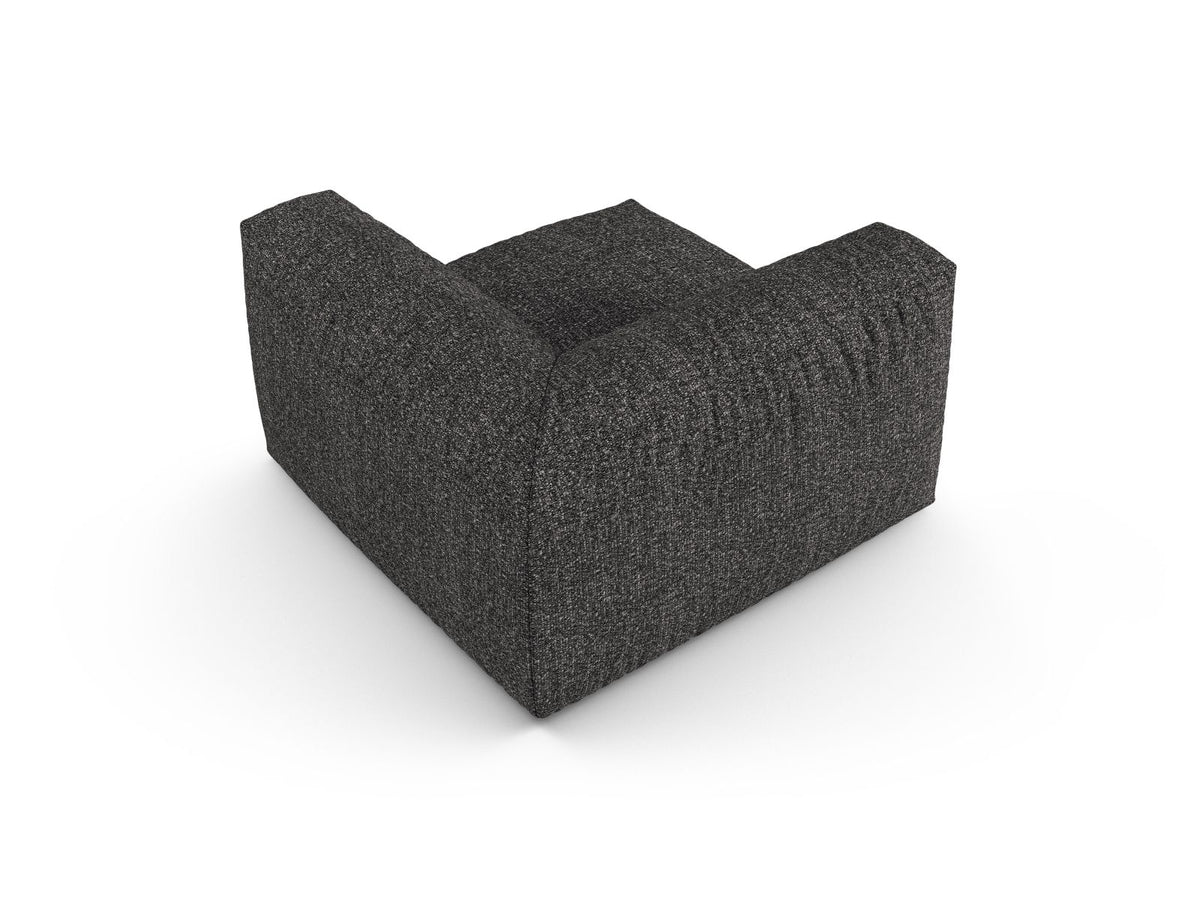 1-Sitzer Eckmodul XL Martina in Anthracite-Monet präsentiert im Onlineshop von KAQTU Design AG. Modulares Sofa ist von Micadoni
