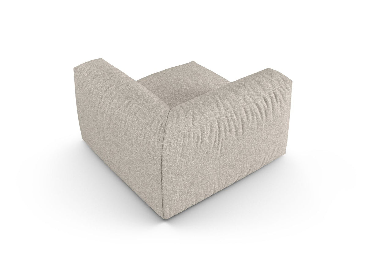 1-Sitzer Eckmodul XL Martina in Beige-Monet präsentiert im Onlineshop von KAQTU Design AG. Modulares Sofa ist von Micadoni