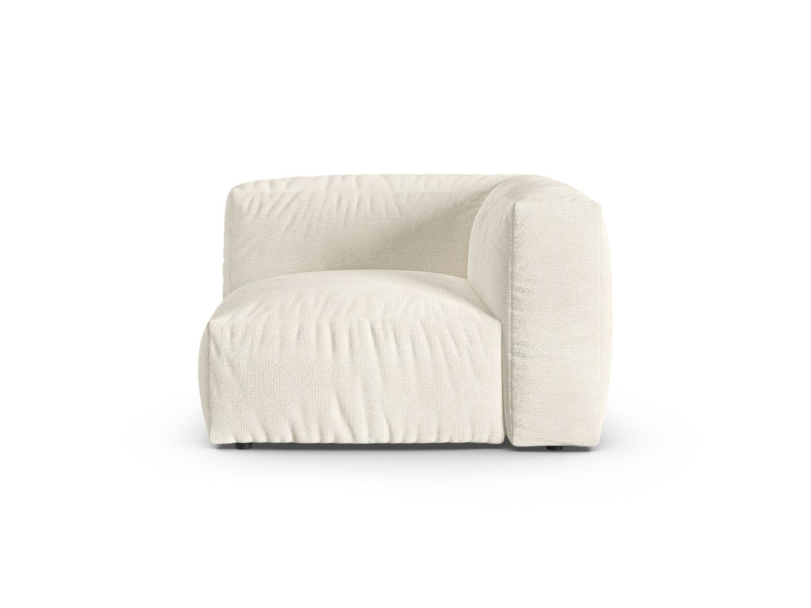 1-Sitzer Eckmodul XL Martina in Ivory-Monet präsentiert im Onlineshop von KAQTU Design AG. Modulares Sofa ist von Micadoni