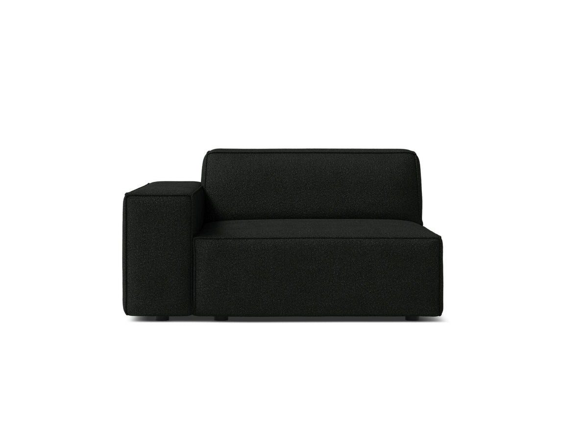 1-Sitzer Modul links Jodie in Black-Baloo präsentiert im Onlineshop von KAQTU Design AG. Modulares Sofa ist von Micadoni