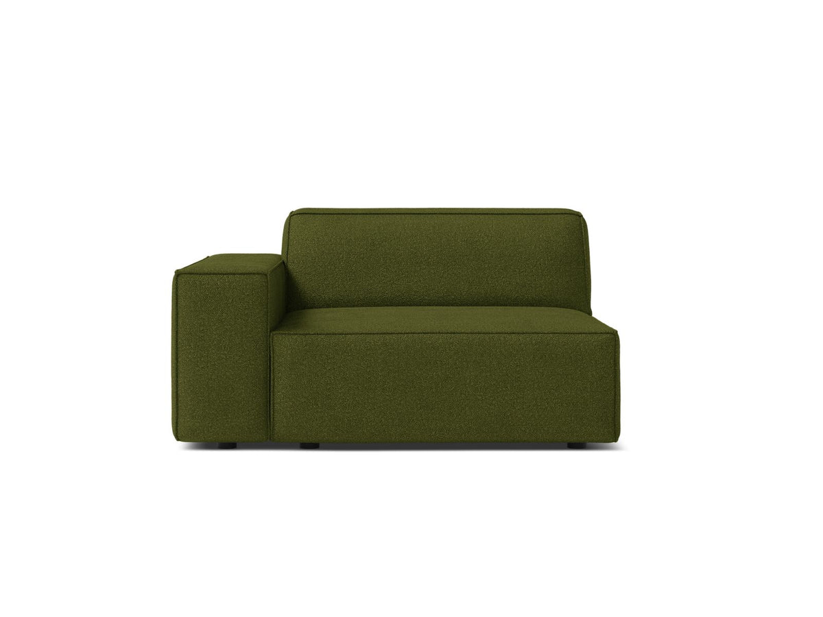 1-Sitzer Modul links Jodie in Dark Olive Green-Baloo präsentiert im Onlineshop von KAQTU Design AG. Modulares Sofa ist von Micadoni