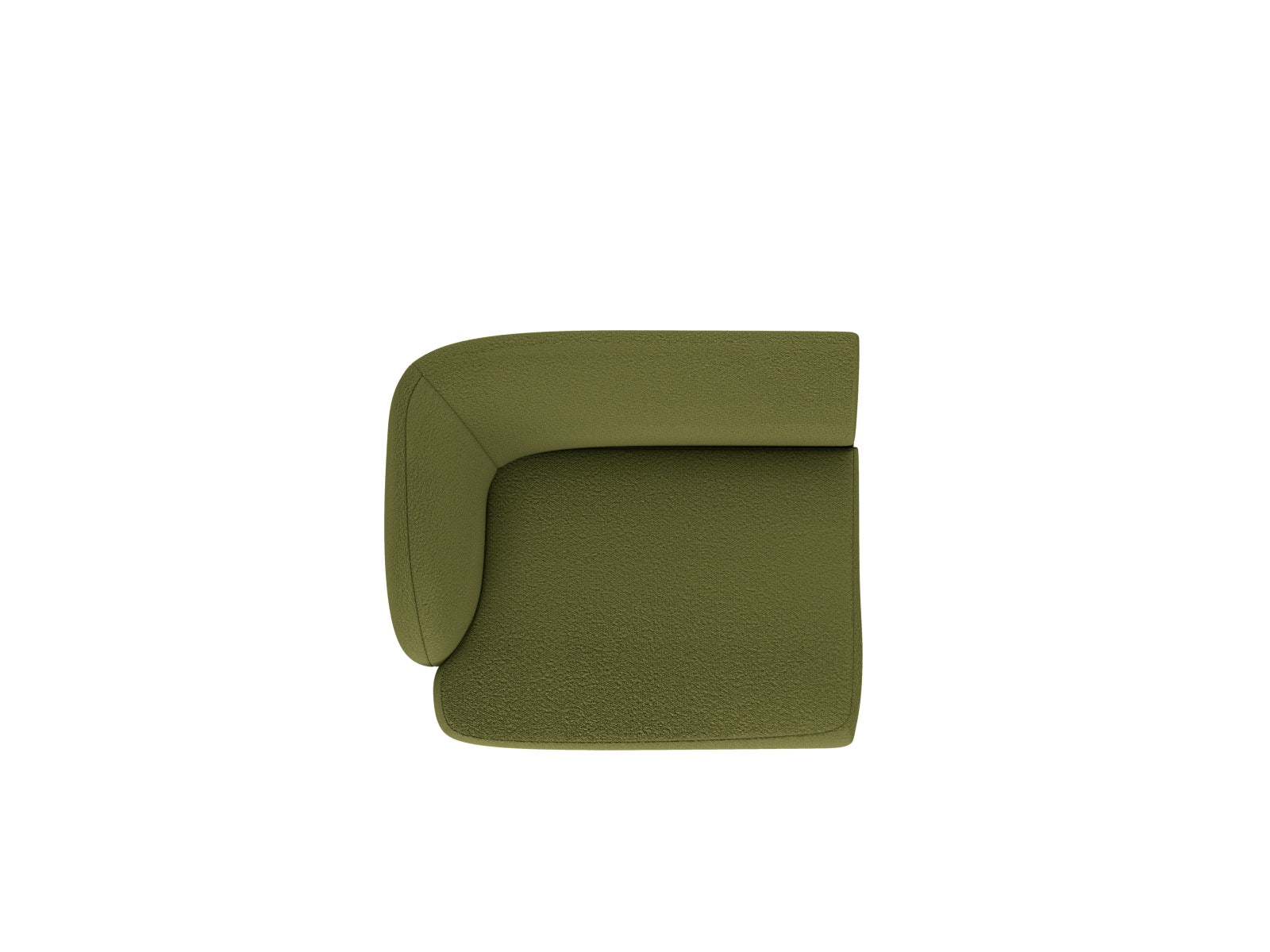 Erleben Sie den Miley Boucle Modul links 1 Sitzer von Micadoni: elegantes Design, hervorragender Sitzkomfort und flexible Gestaltungsmöglichkeiten für Ihr Wohnambiente.