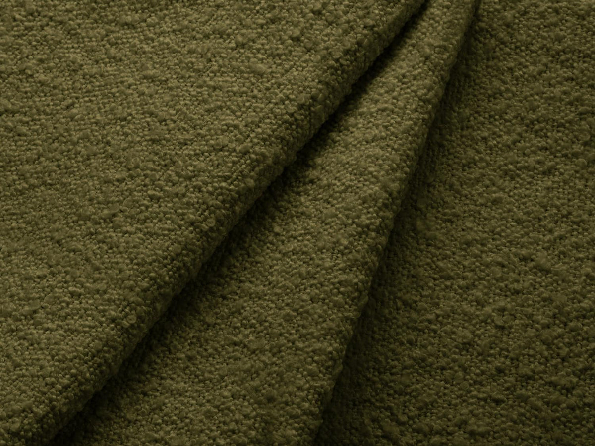 Miley Boucle Modul links 1 Sitzer in Dark Olive Green-Baloo präsentiert im Onlineshop von KAQTU Design AG. Modulares Sofa ist von Micadoni