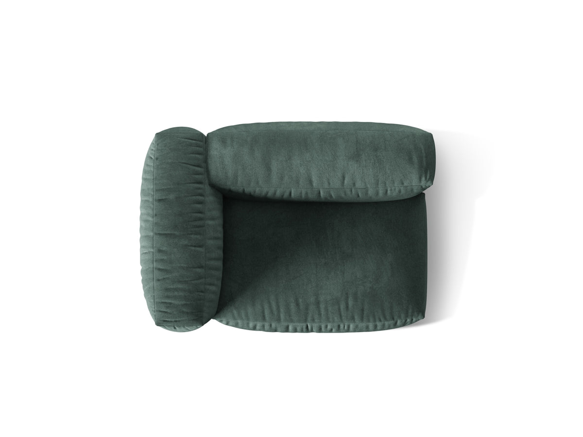 Martina Modul links 1 Sitzer in Petrol-Vogue präsentiert im Onlineshop von KAQTU Design AG. Modulares Sofa ist von Micadoni