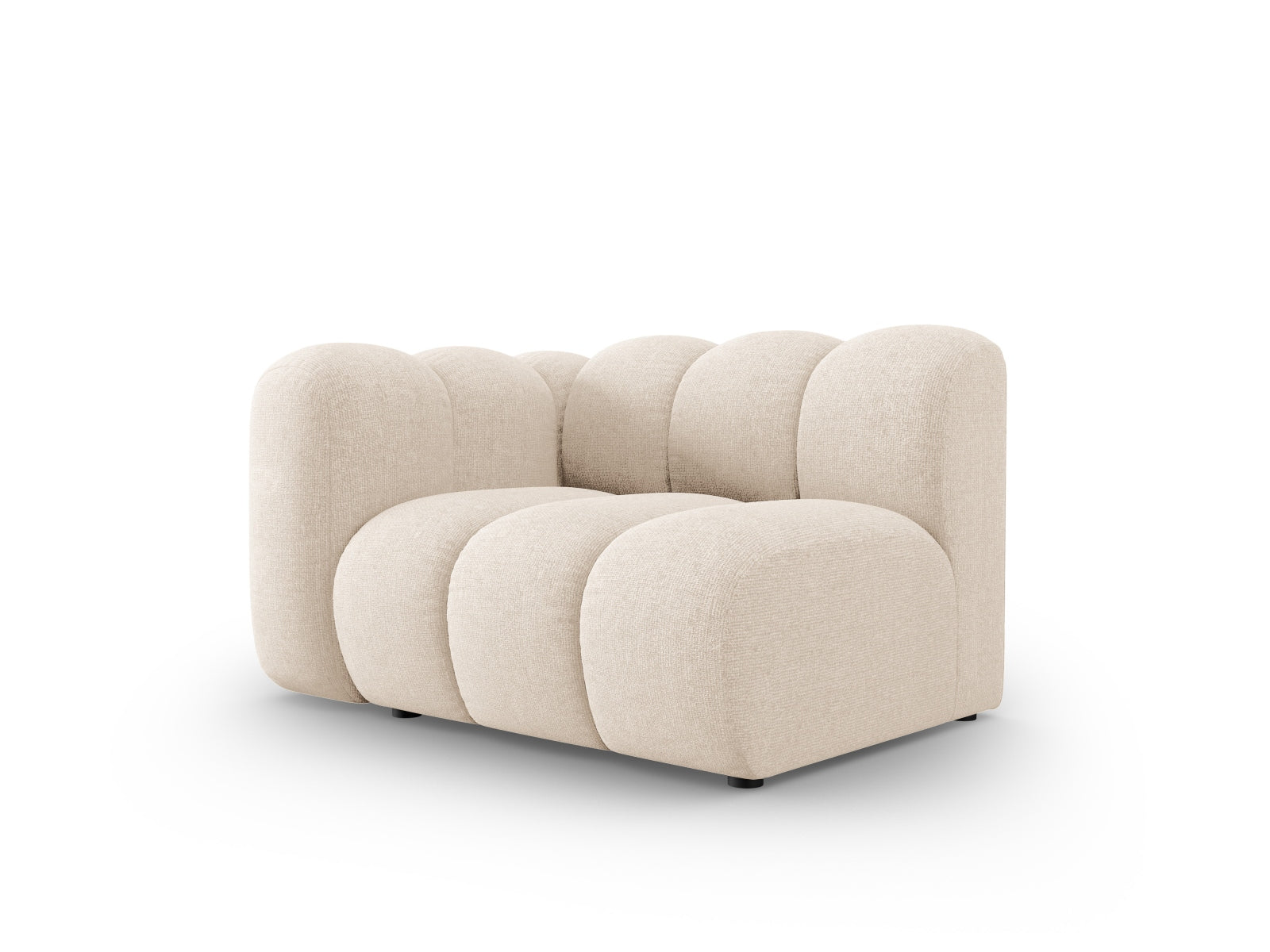 Lupine Modul links 1 Sitzer in Light Beige präsentiert im Onlineshop von KAQTU Design AG. Modulares Sofa ist von Micadoni