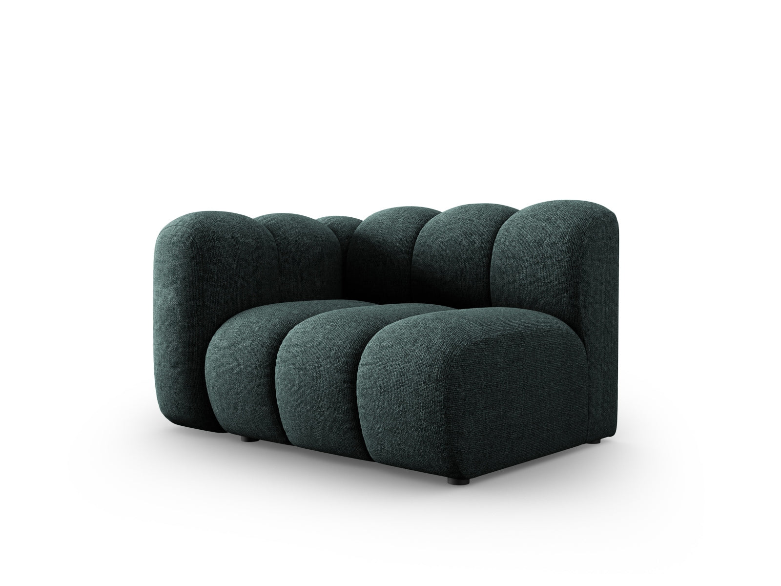 Lupine Modul links 1 Sitzer in Petrol präsentiert im Onlineshop von KAQTU Design AG. Modulares Sofa ist von Micadoni