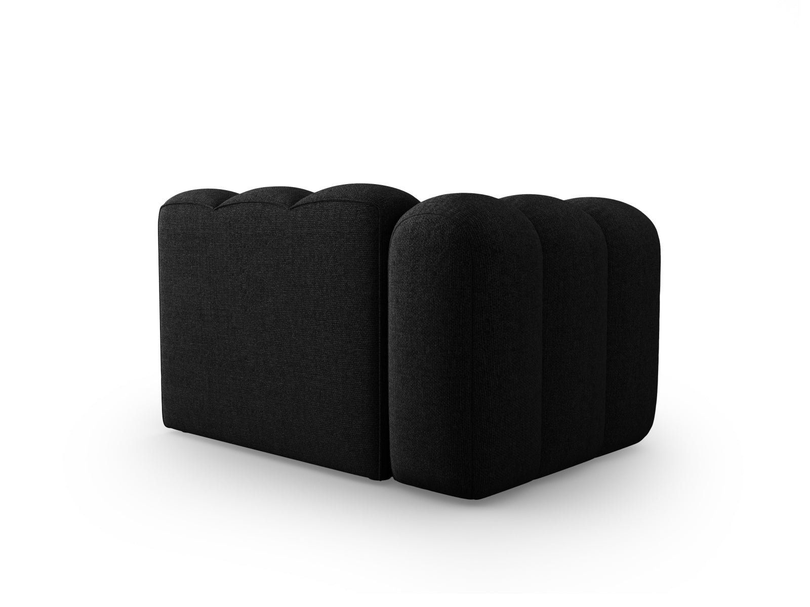 Lupine Modul links 1 Sitzer in Black präsentiert im Onlineshop von KAQTU Design AG. Modulares Sofa ist von Micadoni