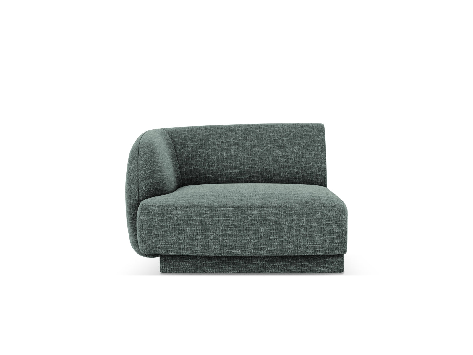 Miley Modul links 1 Sitzer in Petrol-Haga präsentiert im Onlineshop von KAQTU Design AG. Modulares Sofa ist von Micadoni