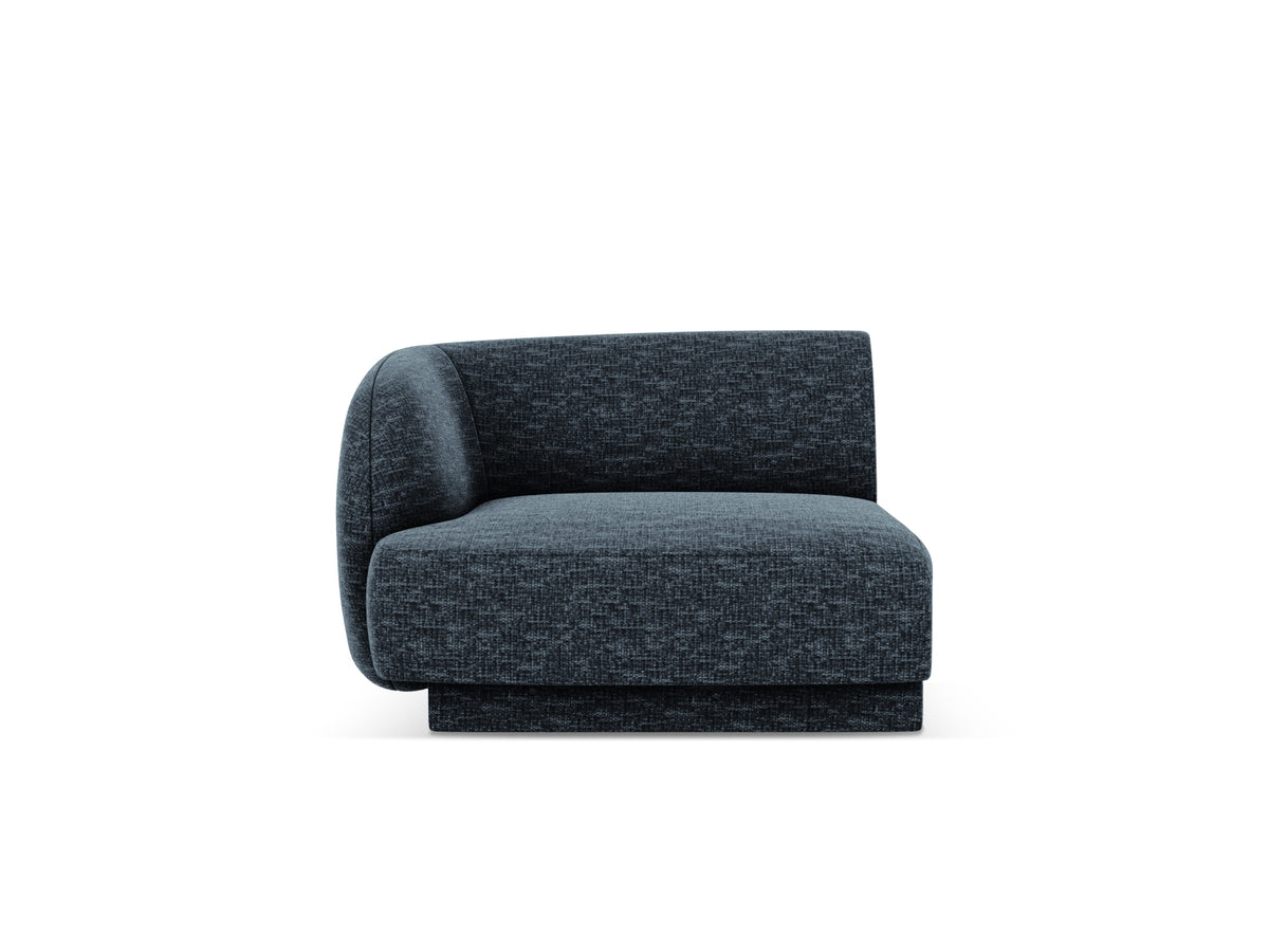 Miley Modul links 1 Sitzer in Royal Blue-Haga präsentiert im Onlineshop von KAQTU Design AG. Modulares Sofa ist von Micadoni