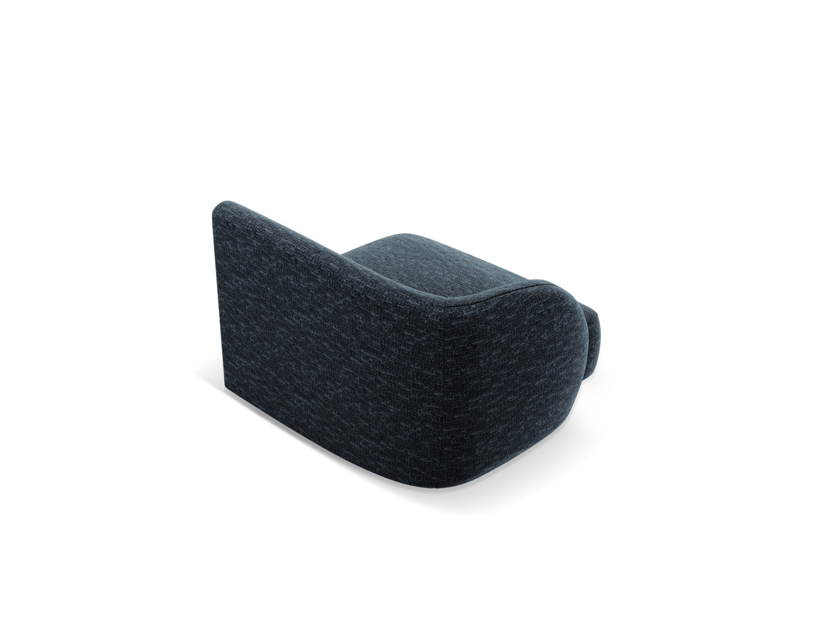 Stylischer linker 1-Sitzer des Miley Moduls in Royal Blue-Haga, perfekt für moderne Wohnkonzepte und individuelle Sofa-Arrangements.