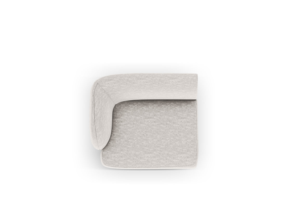 Miley Modul links 1 Sitzer in Light Grey-Haga präsentiert im Onlineshop von KAQTU Design AG. Modulares Sofa ist von Micadoni