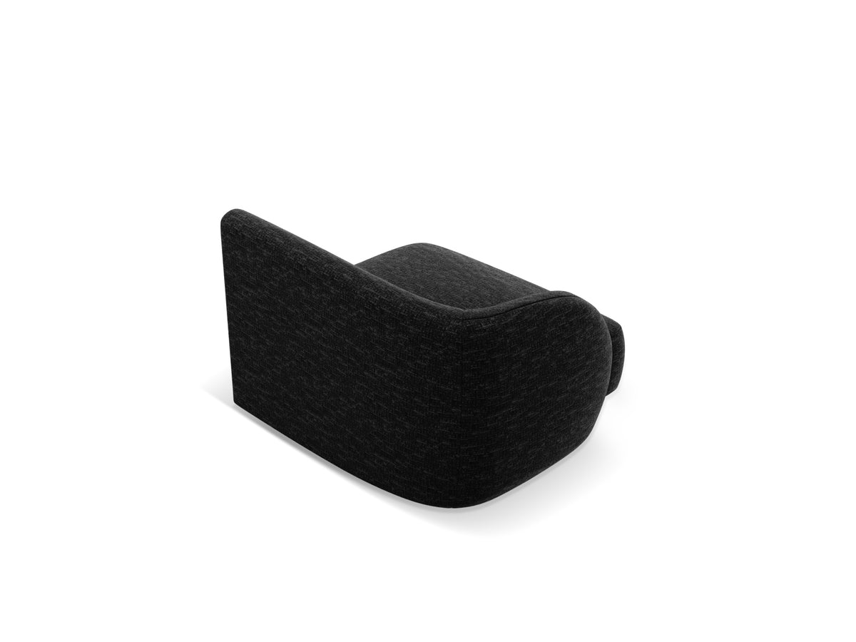 Miley Modul links 1 Sitzer in Black-Haga präsentiert im Onlineshop von KAQTU Design AG. Modulares Sofa ist von Micadoni