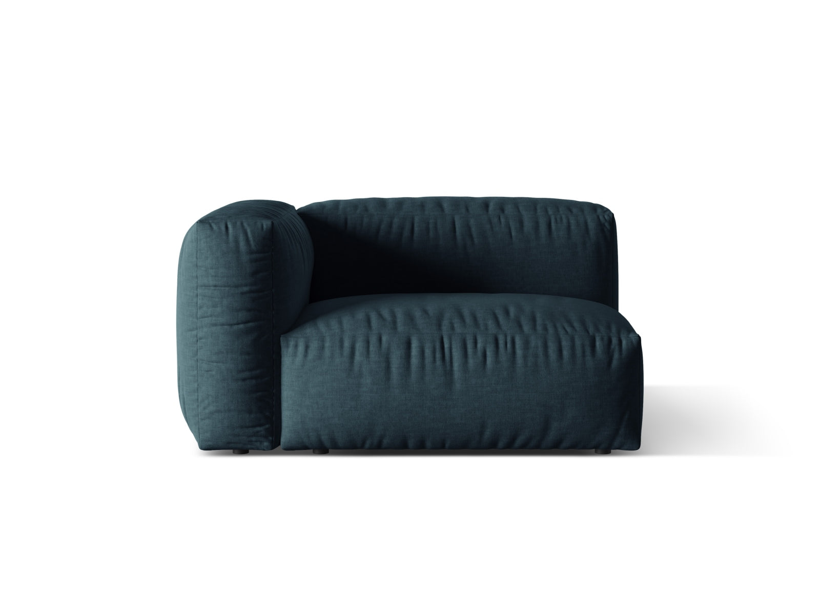 Martina Modul links 1 Sitzer in Blue Jeans-Boston präsentiert im Onlineshop von KAQTU Design AG. Modulares Sofa ist von Micadoni